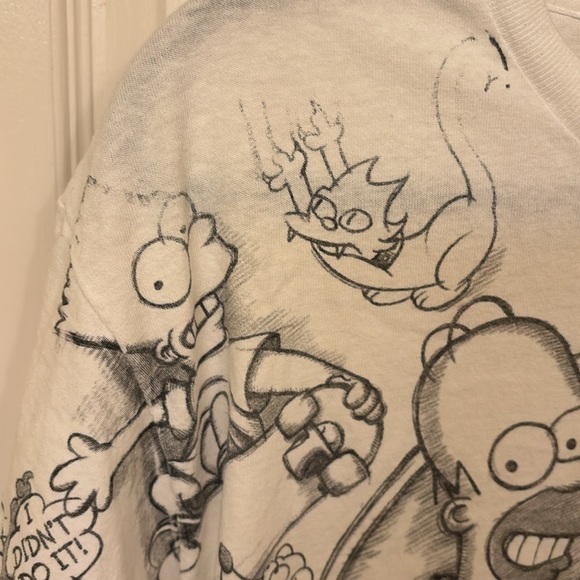 Simpson Sketch tshirt Size Large - Picture 5 of 7